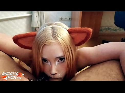 ❤️ Китсуне го проголта курот и сврши во устата ❤️❌ Дурли кај нас ️❤